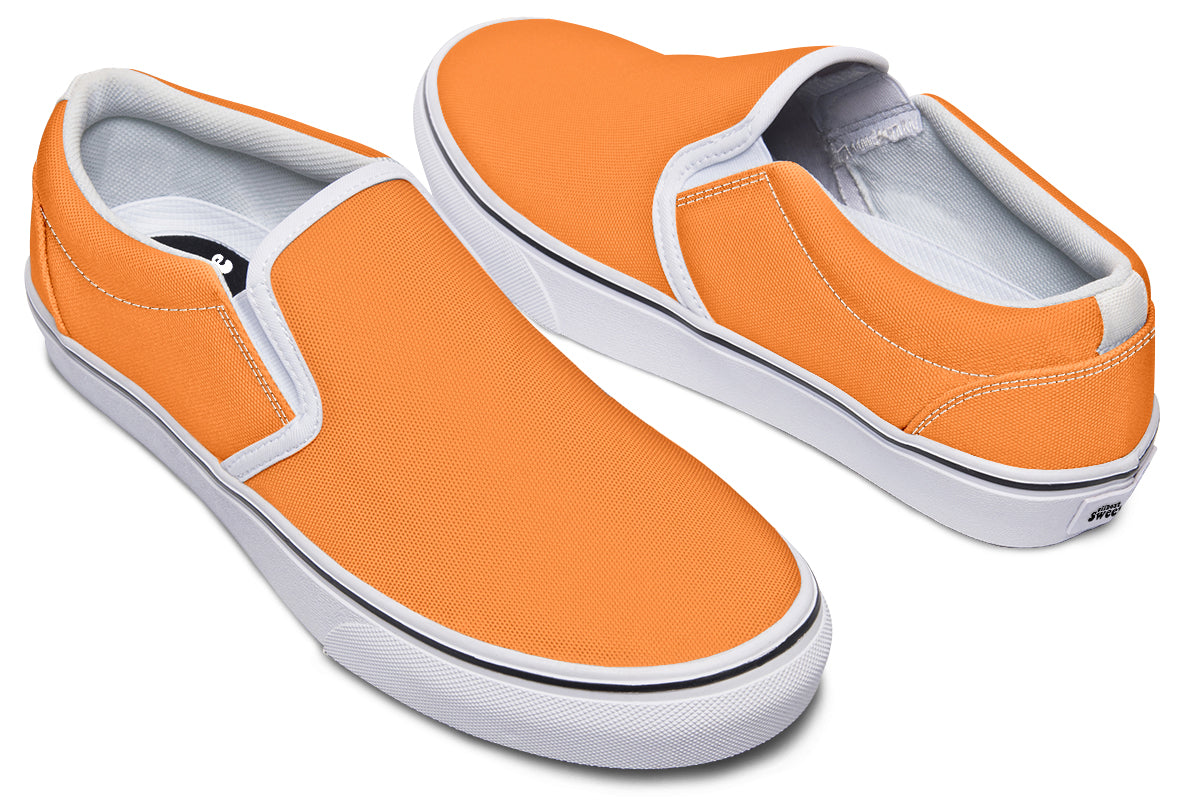 Pumpkin Pop Slip Ons - Offbeat Sweetie