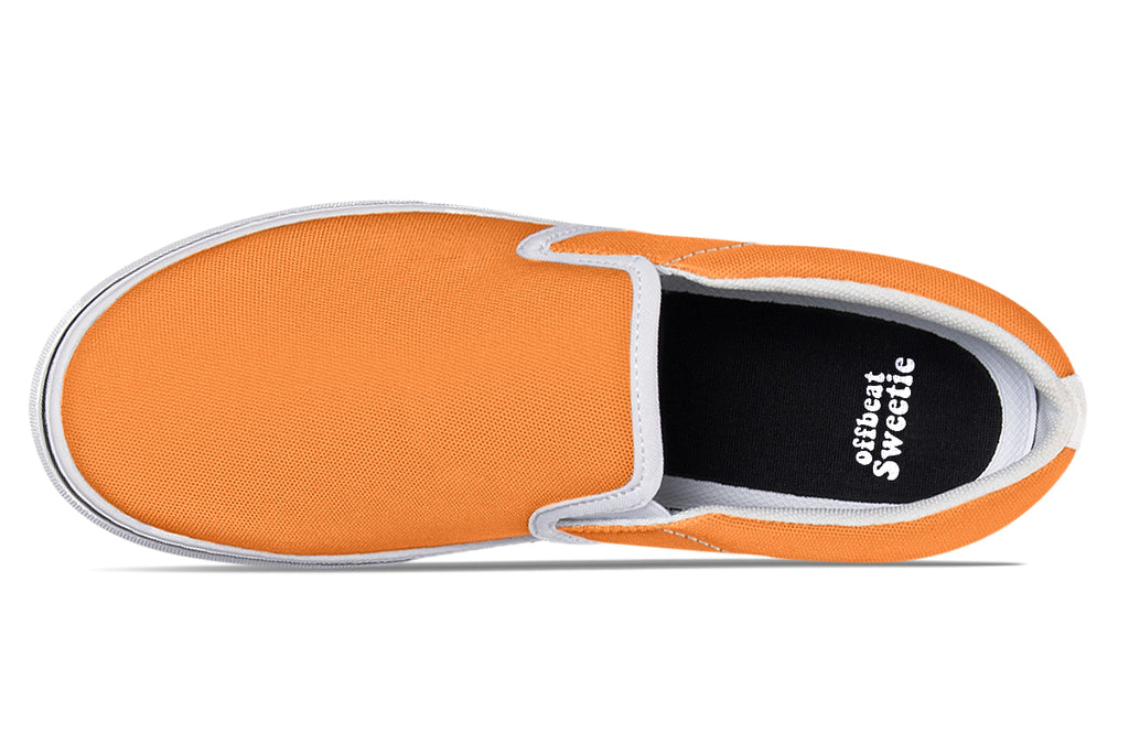 Pumpkin Pop Slip Ons - Offbeat Sweetie