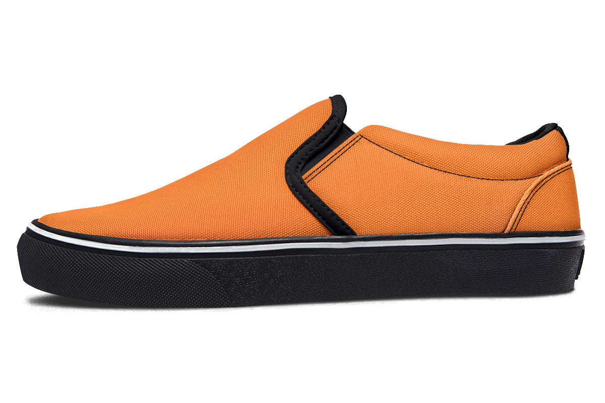 Pumpkin Pop Slip Ons - Offbeat Sweetie