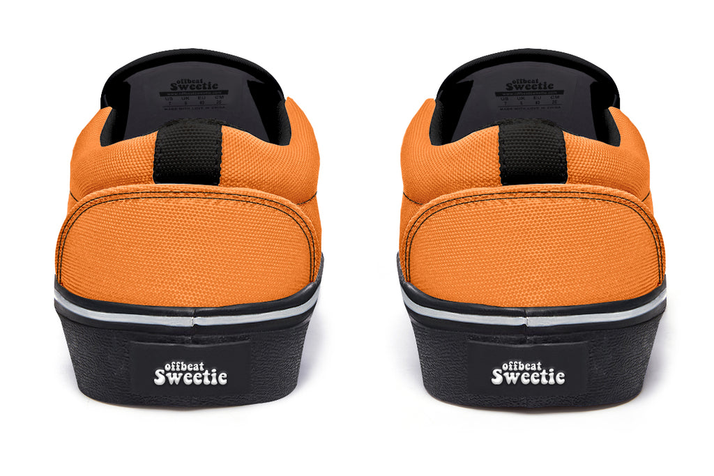 Pumpkin Pop Slip Ons - Offbeat Sweetie