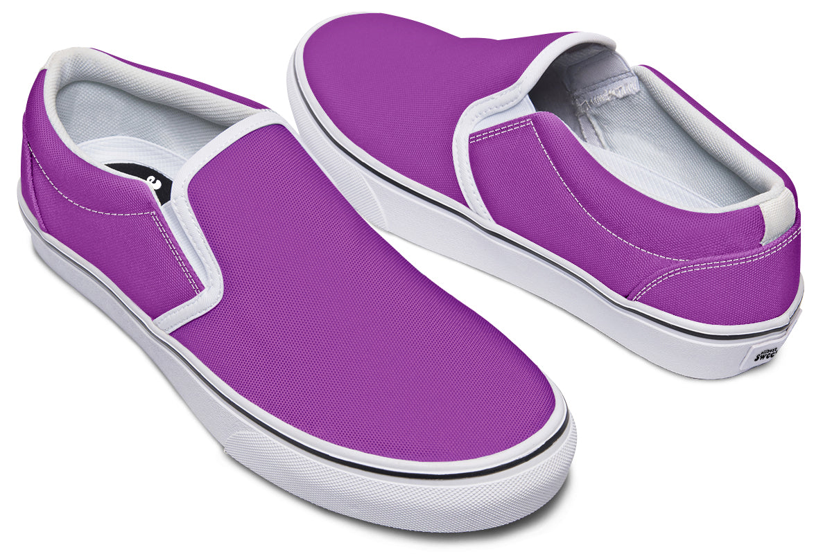 Purple Reign Slip Ons - Offbeat Sweetie