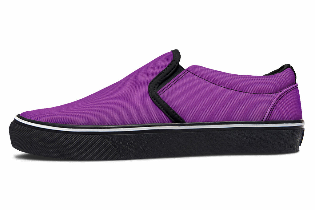 Purple Reign Slip Ons - Offbeat Sweetie