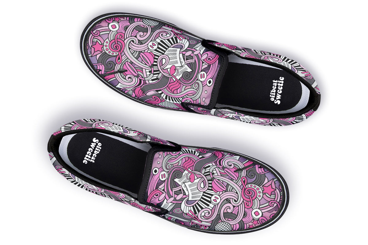Rock Chic Slip Ons