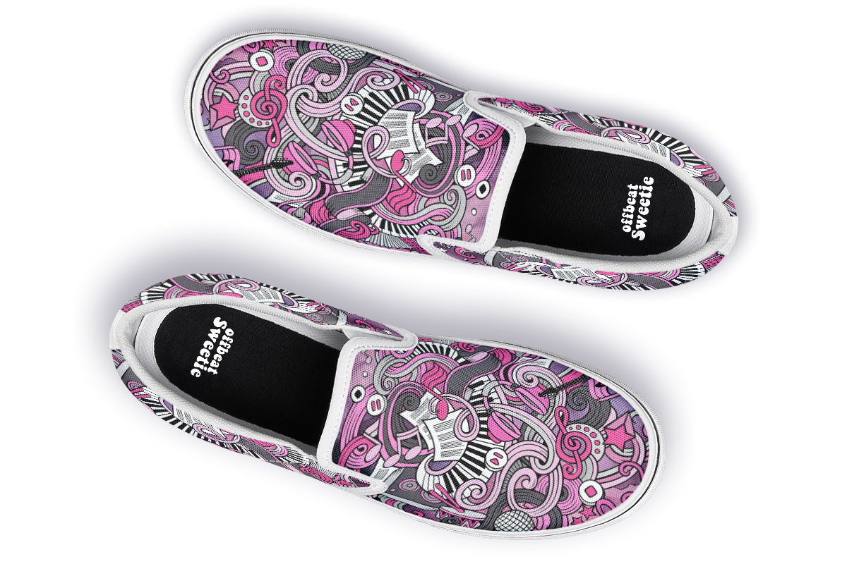 Rock Chic Slip Ons