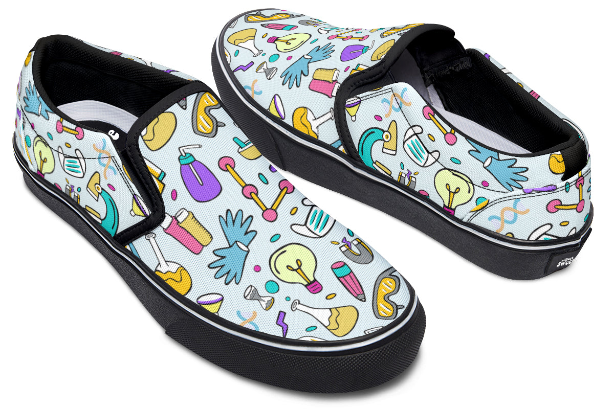 STEM Blue Slip Ons