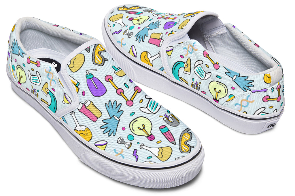 STEM Blue Slip Ons