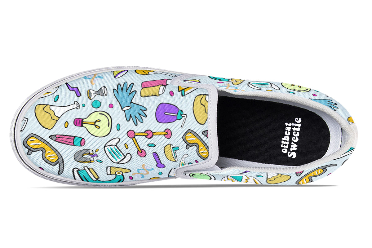 STEM Blue Slip Ons