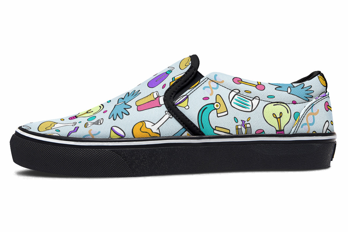 STEM Blue Slip Ons