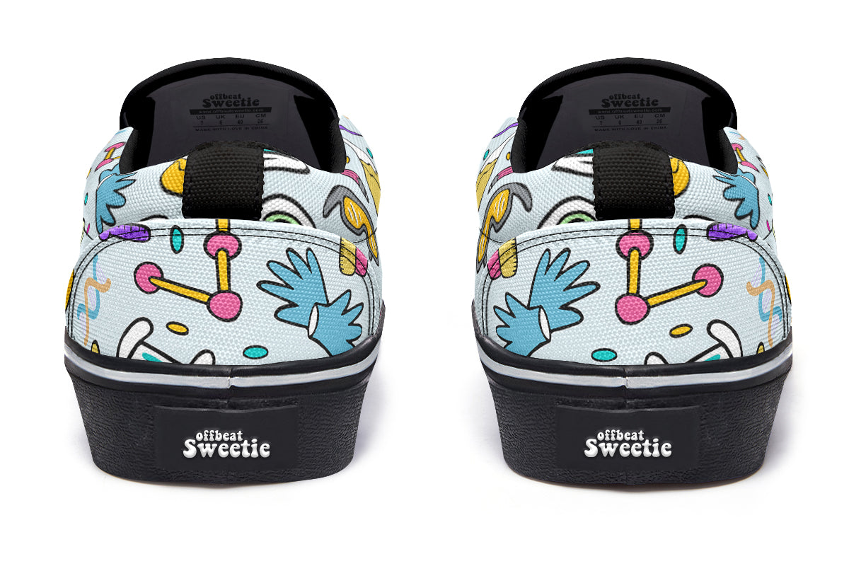 STEM Blue Slip Ons