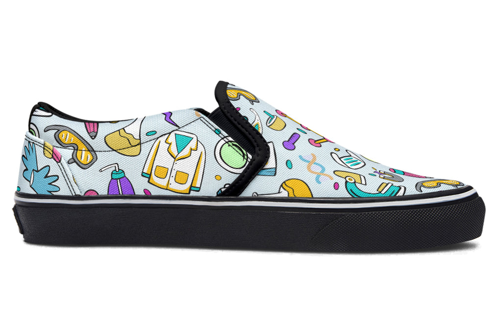 STEM Blue Slip Ons