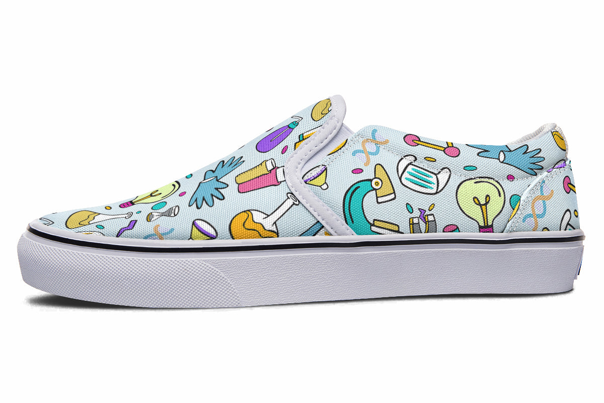 STEM Blue Slip Ons