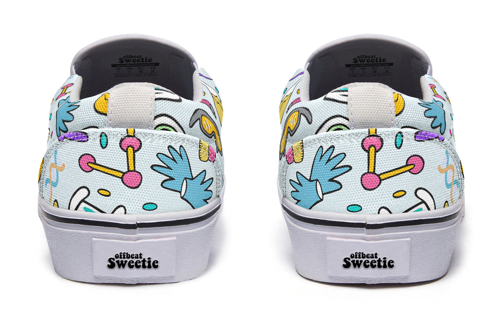 STEM Blue Slip Ons