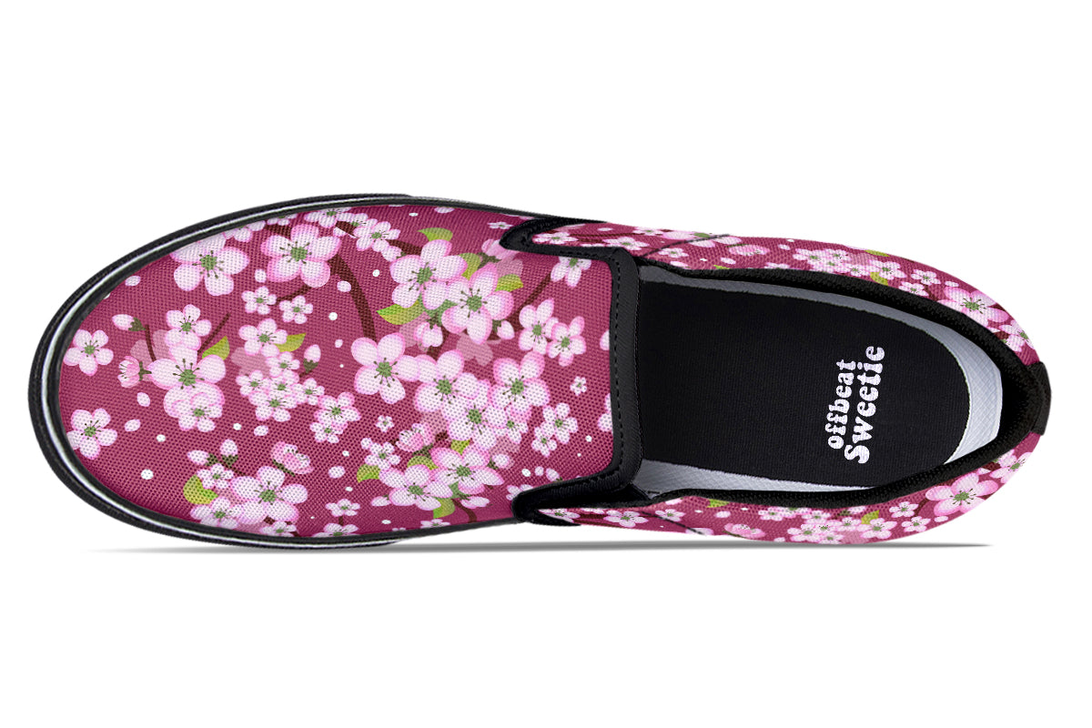 Sakura Slip Ons - Offbeat Sweetie