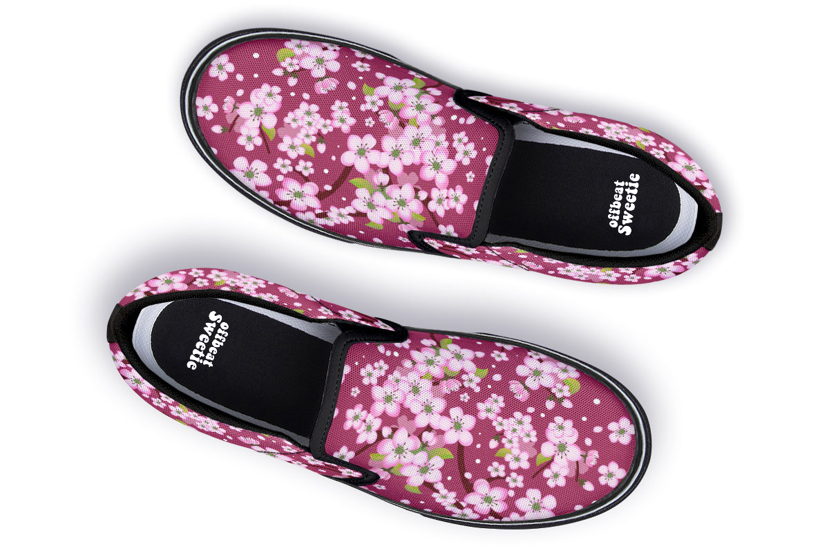 Sakura Slip Ons - Offbeat Sweetie