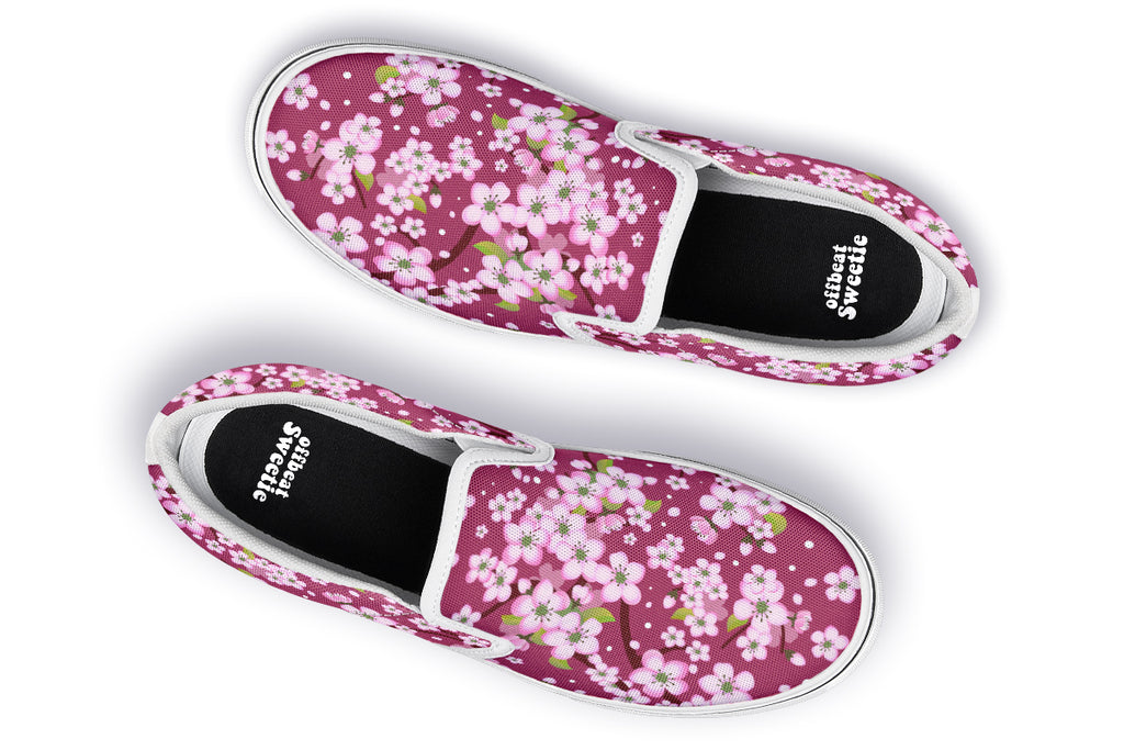Sakura Slip Ons - Offbeat Sweetie