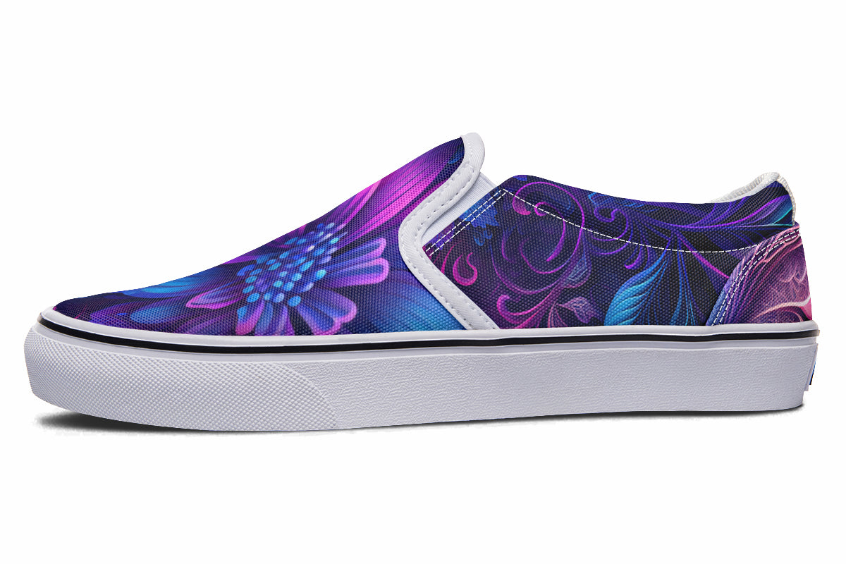 Secret Garden Slip Ons - Offbeat Sweetie