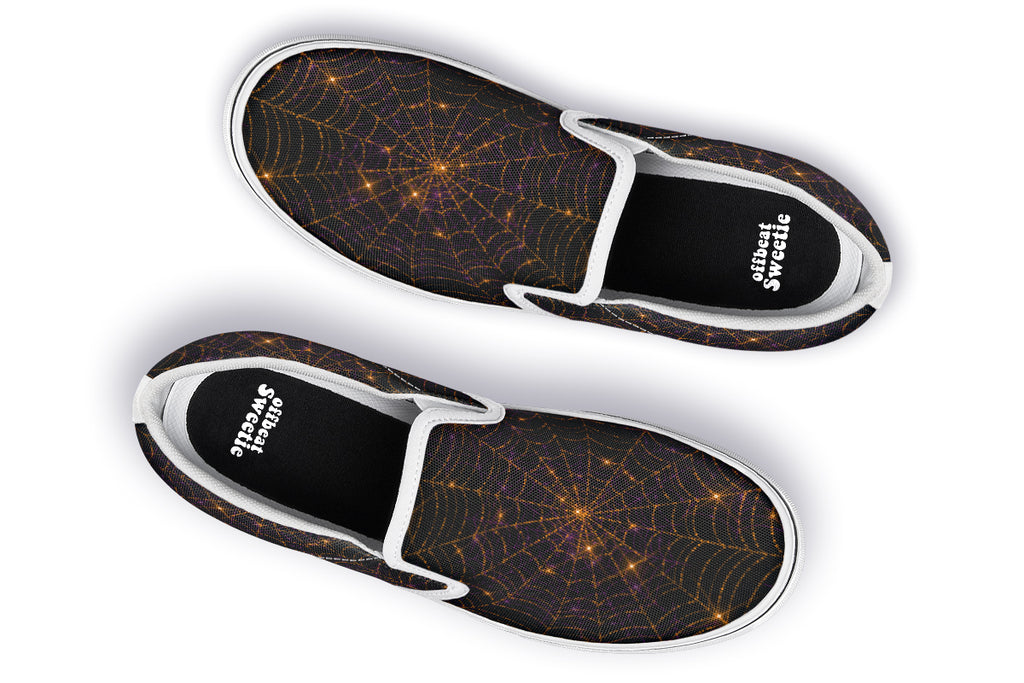 Spiderweb Slip Ons - Offbeat Sweetie
