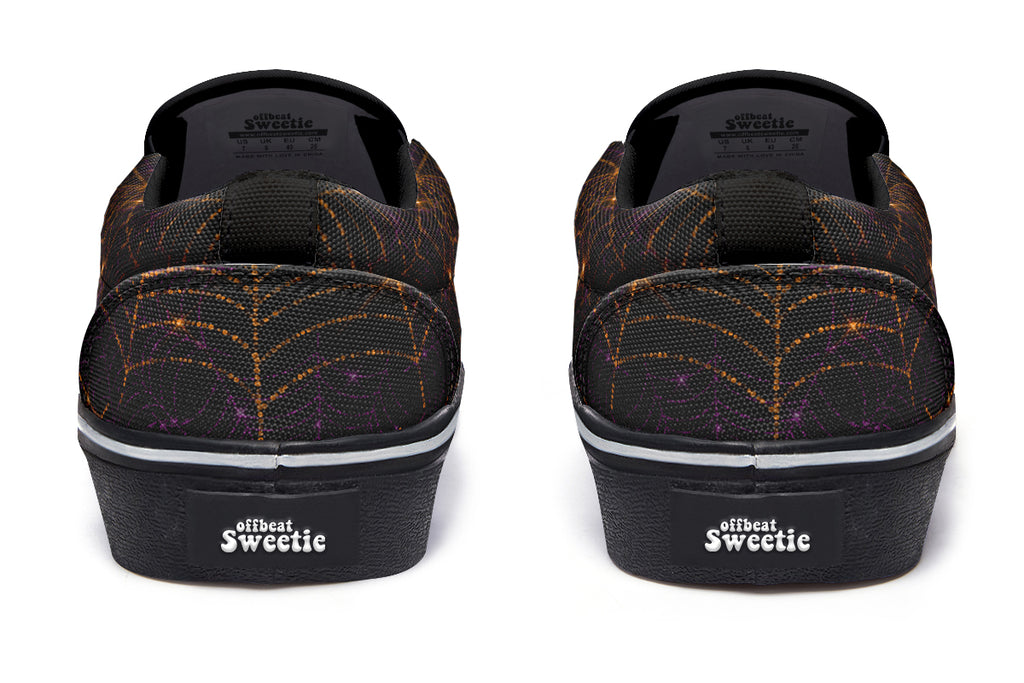 Spiderweb Slip Ons - Offbeat Sweetie