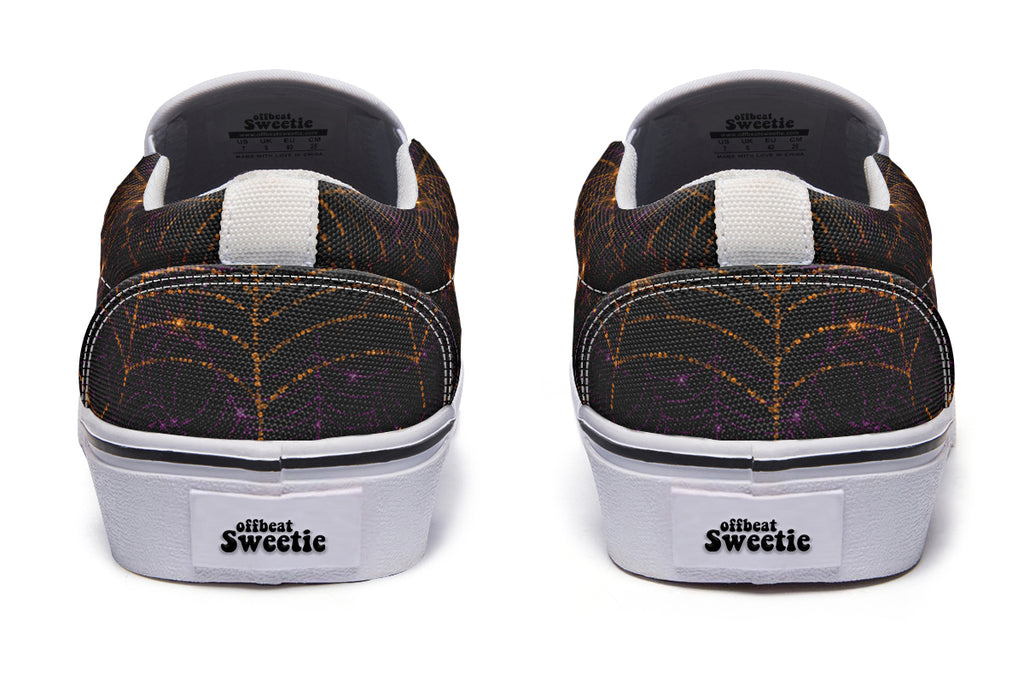 Spiderweb Slip Ons - Offbeat Sweetie