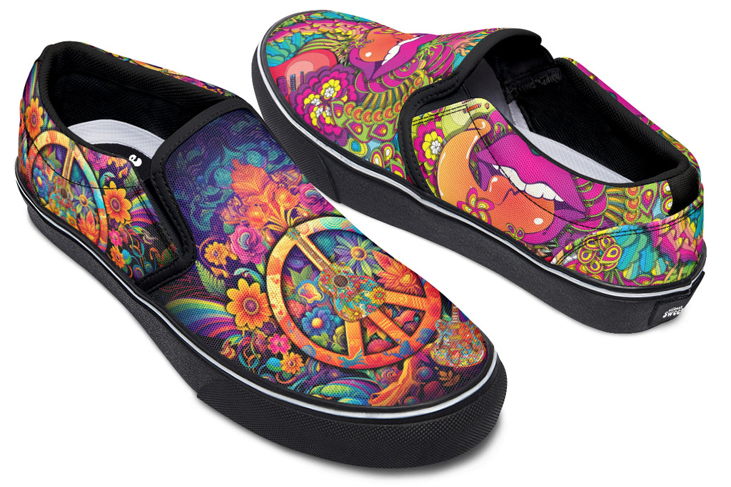 Summer Of Love Slip Ons - Offbeat Sweetie