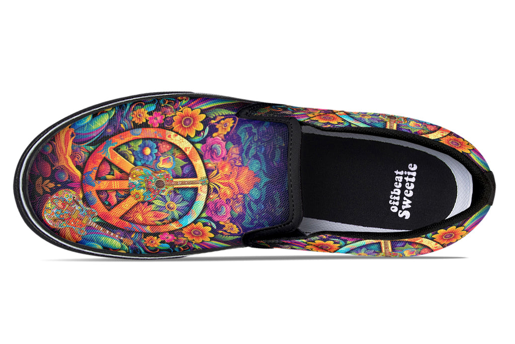 Summer Of Love Slip Ons - Offbeat Sweetie