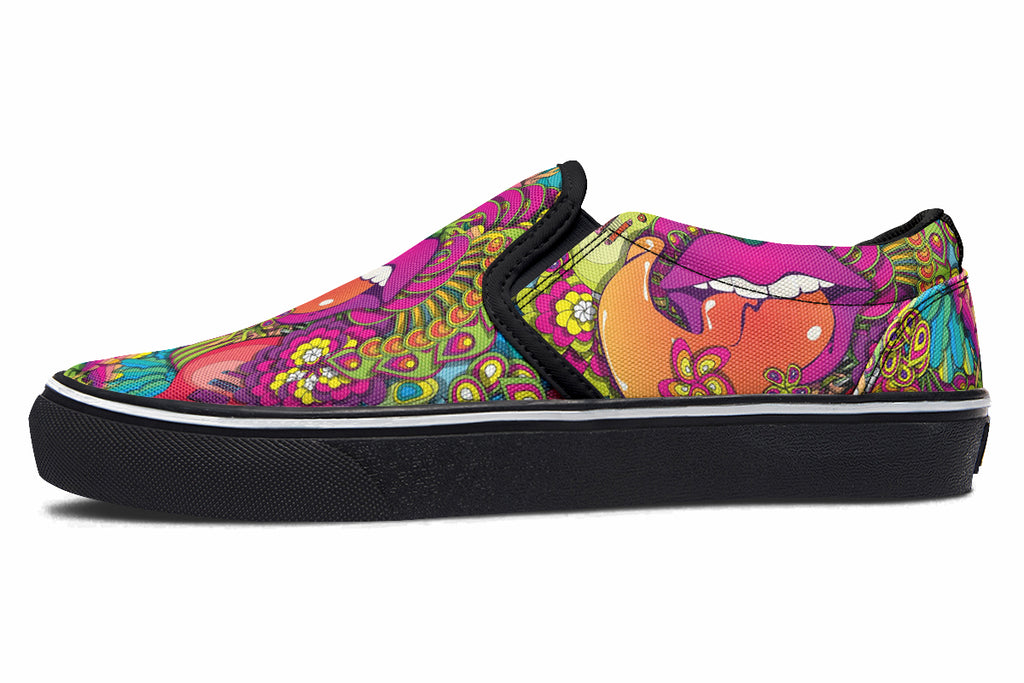 Summer Of Love Slip Ons - Offbeat Sweetie