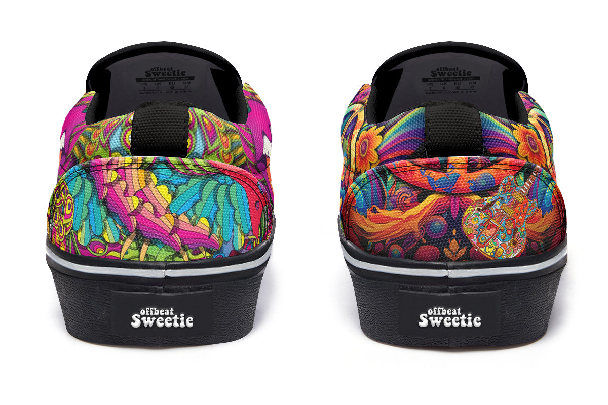 Summer Of Love Slip Ons - Offbeat Sweetie