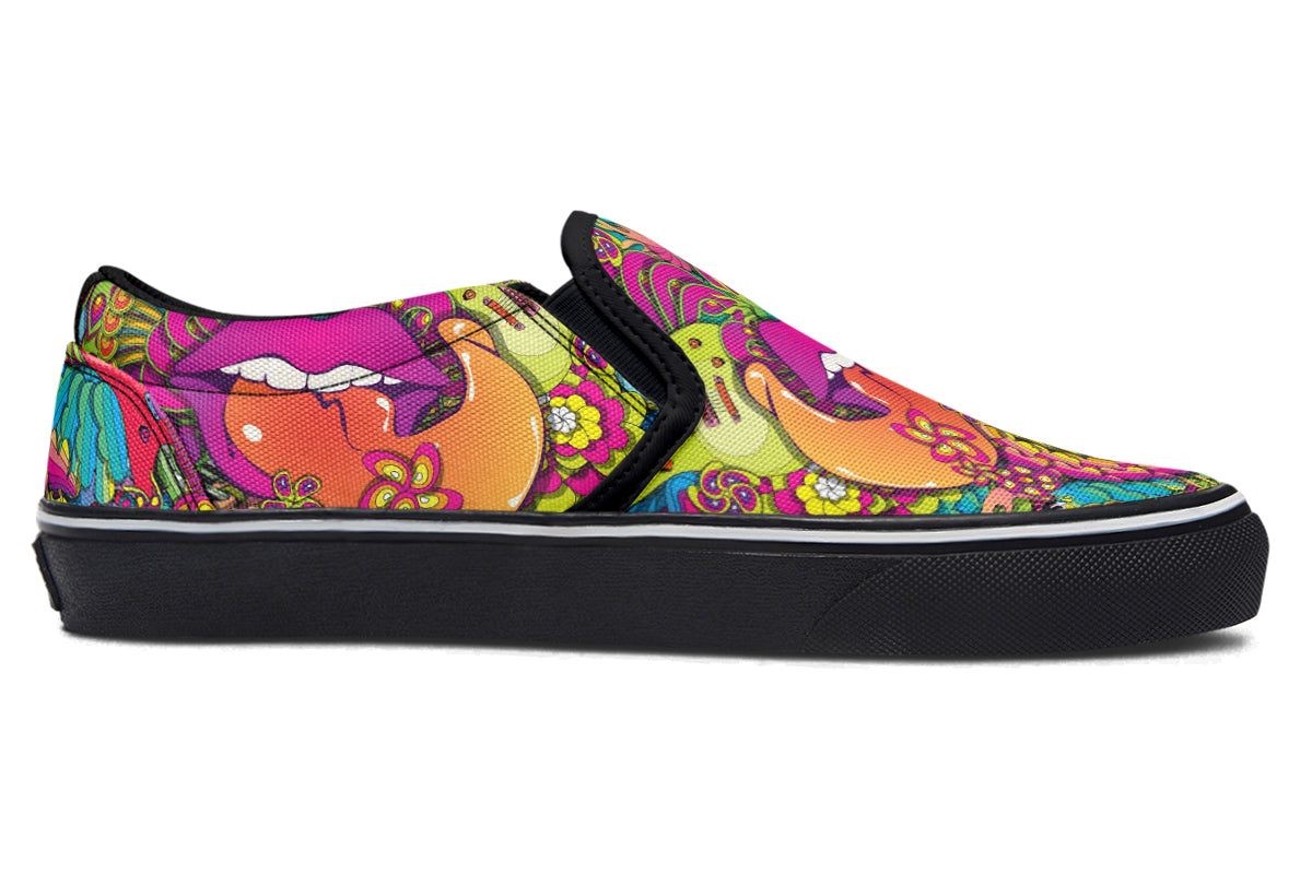 Summer Of Love Slip Ons - Offbeat Sweetie