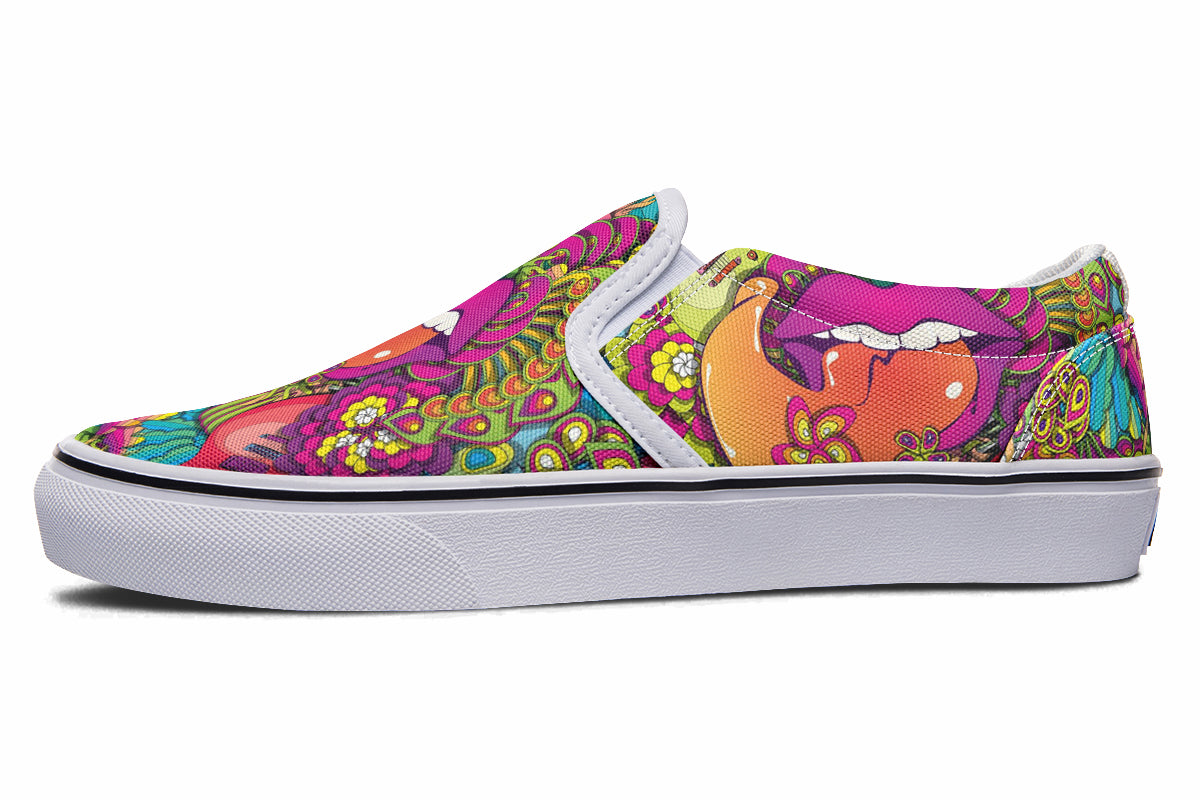 Summer Of Love Slip Ons - Offbeat Sweetie