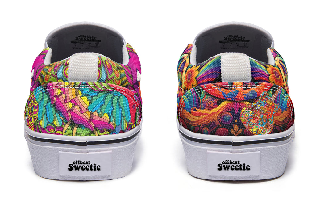 Summer Of Love Slip Ons - Offbeat Sweetie