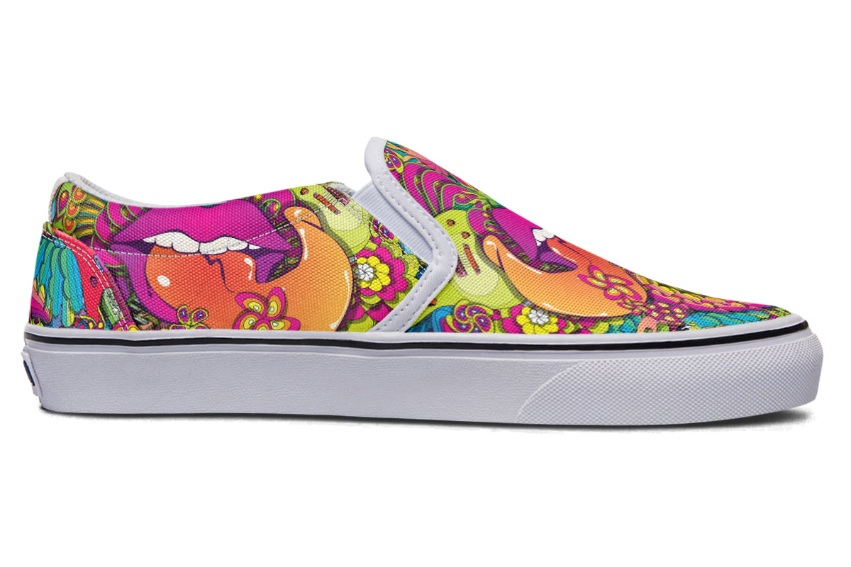 Summer Of Love Slip Ons - Offbeat Sweetie