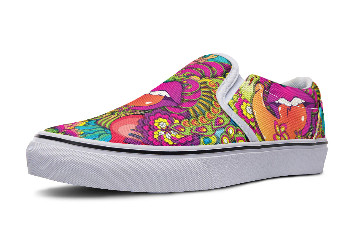 Summer Of Love Slip Ons - Offbeat Sweetie