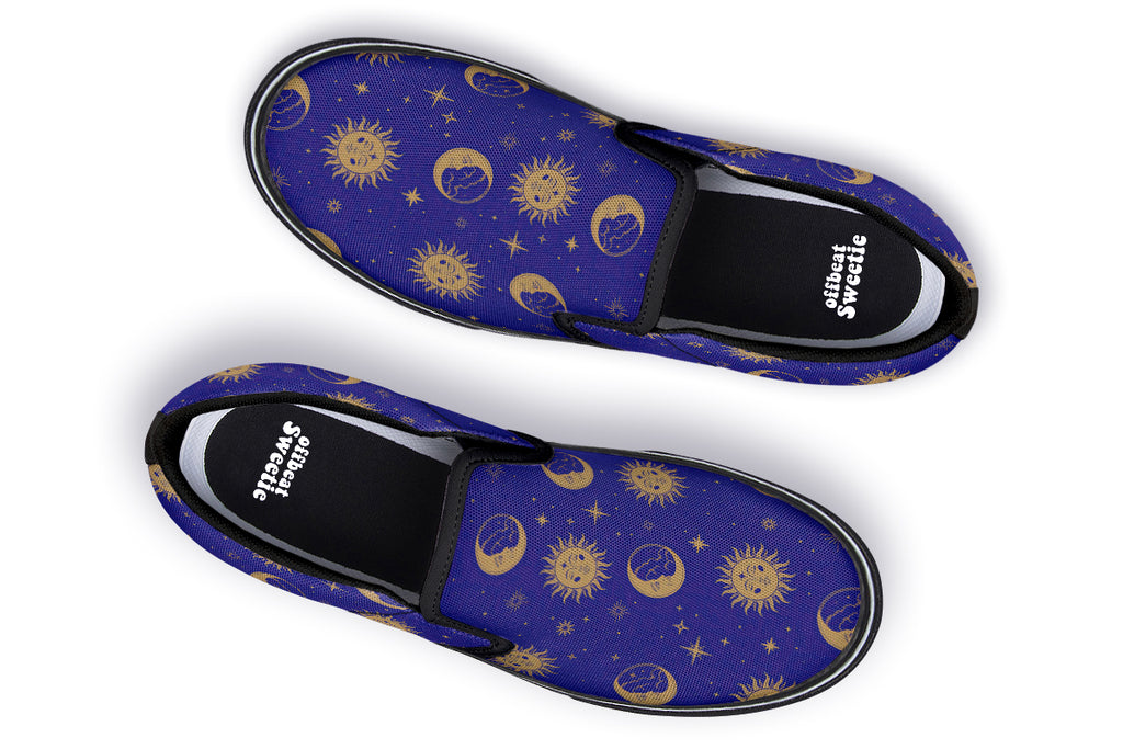 Sun Moon And Stars Slip Ons