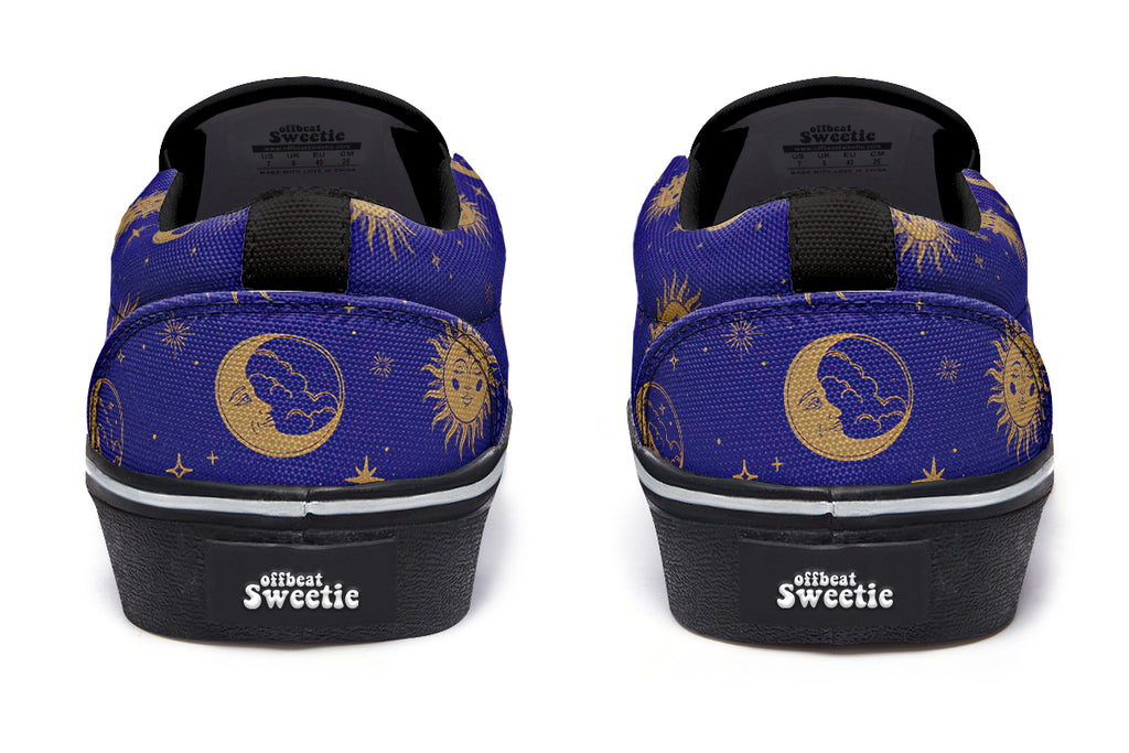 Sun Moon And Stars Slip Ons