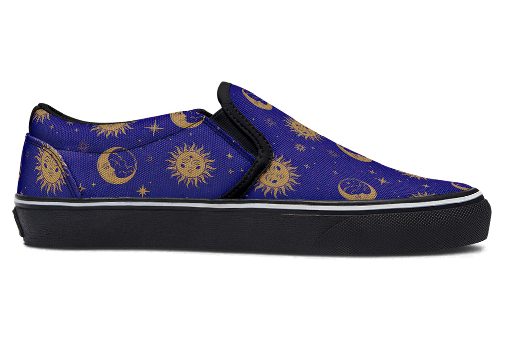 Sun Moon And Stars Slip Ons