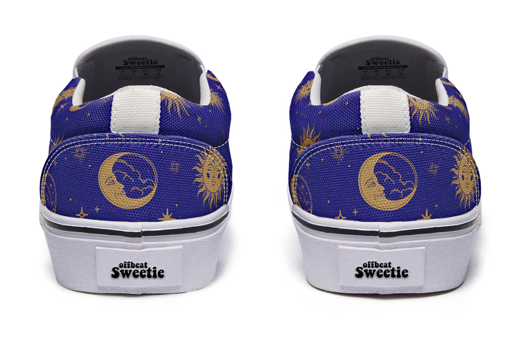 Sun Moon And Stars Slip Ons