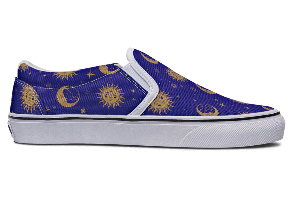 Sun Moon And Stars Slip Ons