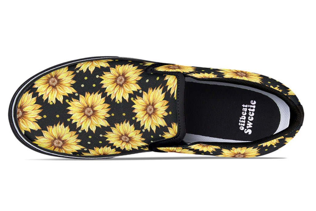 Sunflowers Slip Ons - Offbeat Sweetie