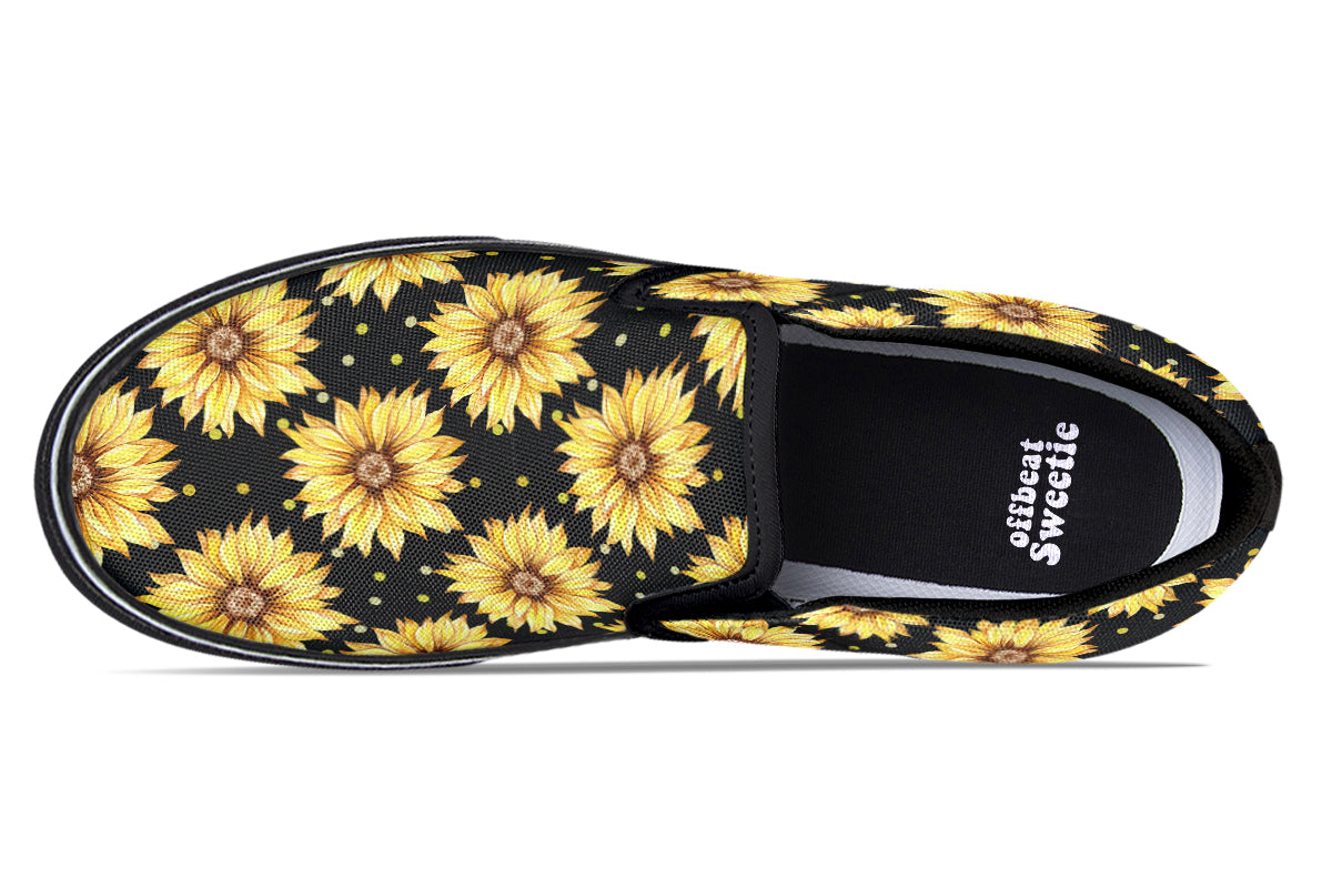 Sunflowers Slip Ons - Offbeat Sweetie
