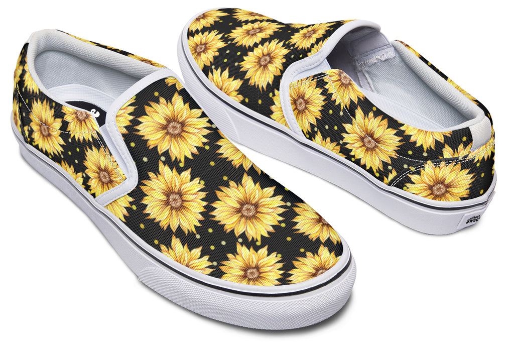 Sunflowers Slip Ons - Offbeat Sweetie