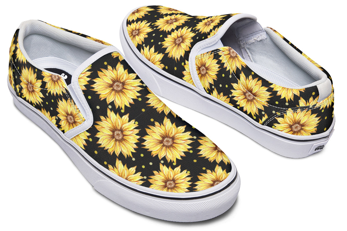 Sunflowers Slip Ons - Offbeat Sweetie