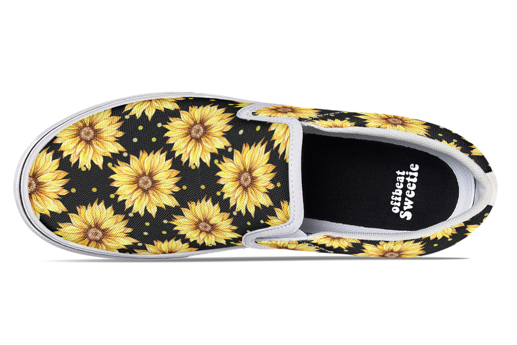 Sunflowers Slip Ons - Offbeat Sweetie