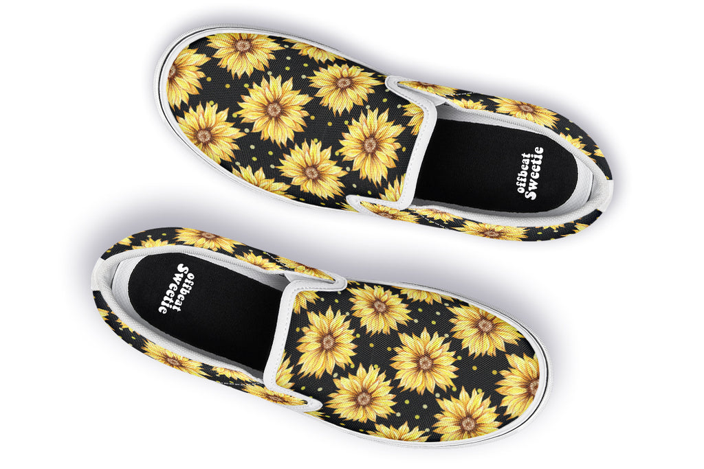 Sunflowers Slip Ons - Offbeat Sweetie