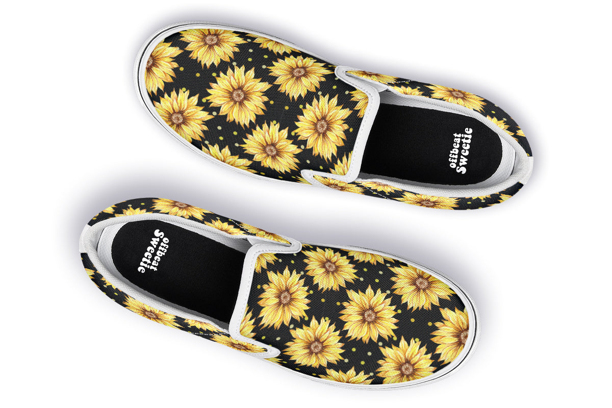 Sunflowers Slip Ons - Offbeat Sweetie