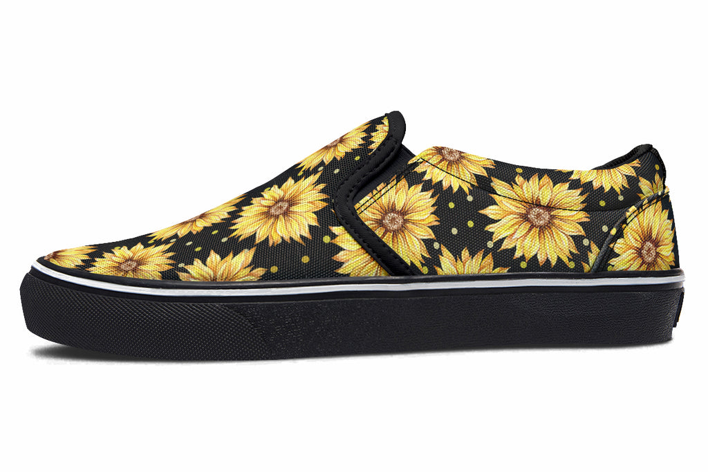 Sunflowers Slip Ons - Offbeat Sweetie