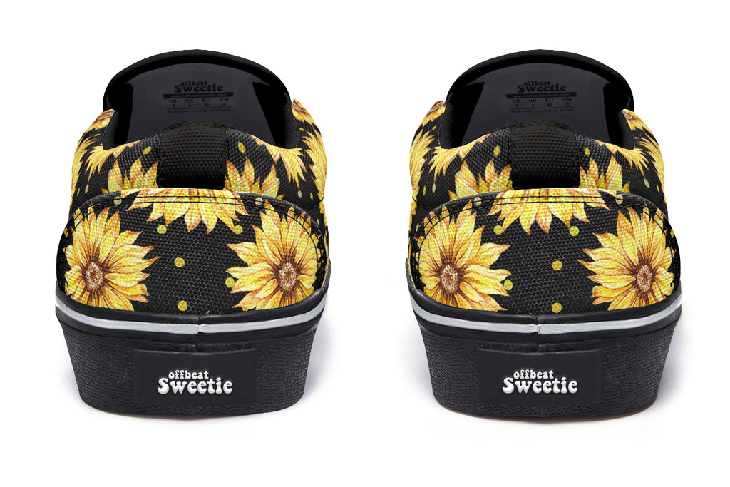 Sunflowers Slip Ons - Offbeat Sweetie