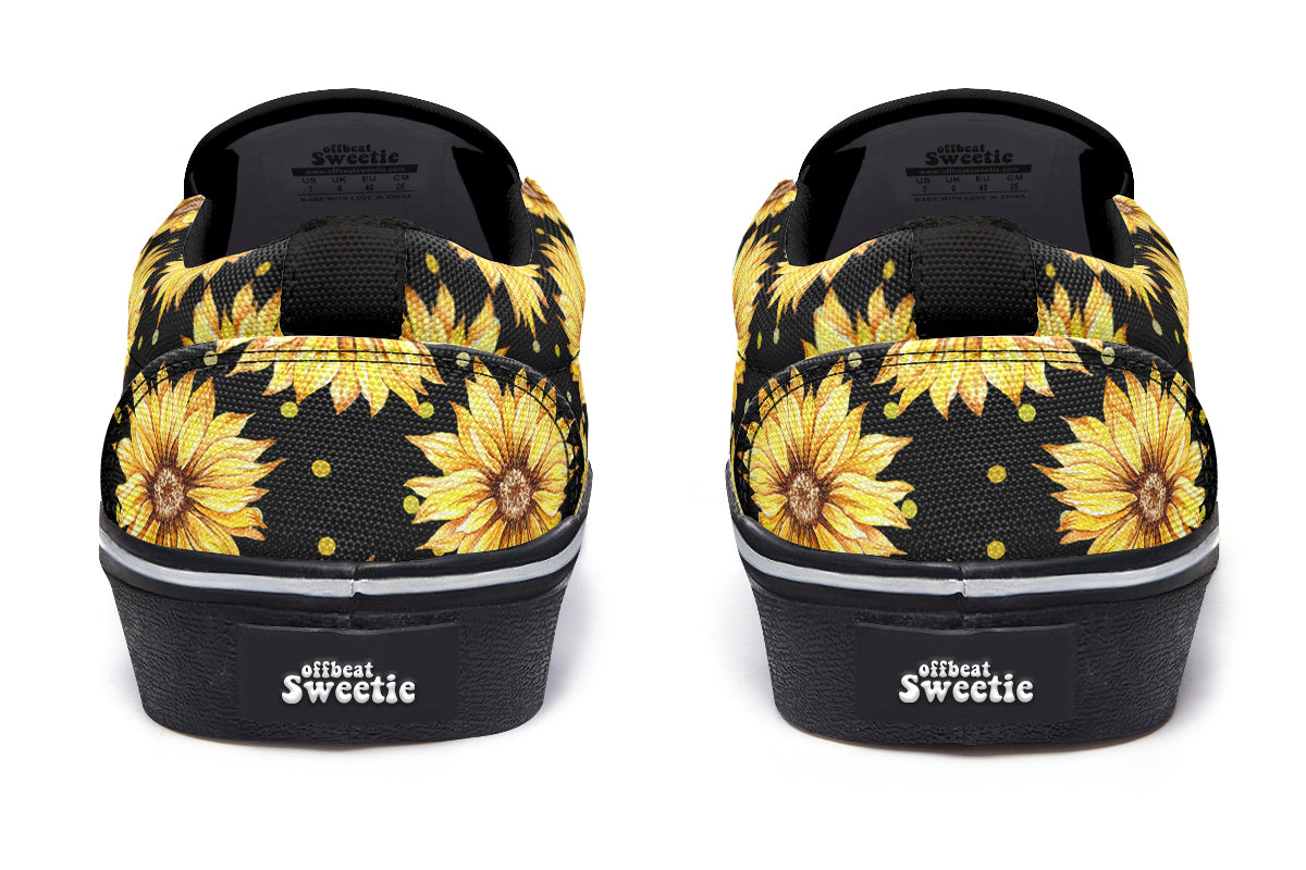 Sunflowers Slip Ons - Offbeat Sweetie