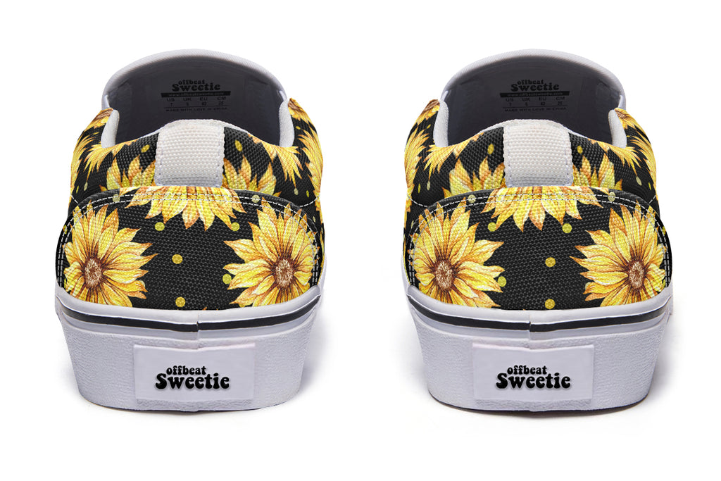 Sunflowers Slip Ons - Offbeat Sweetie