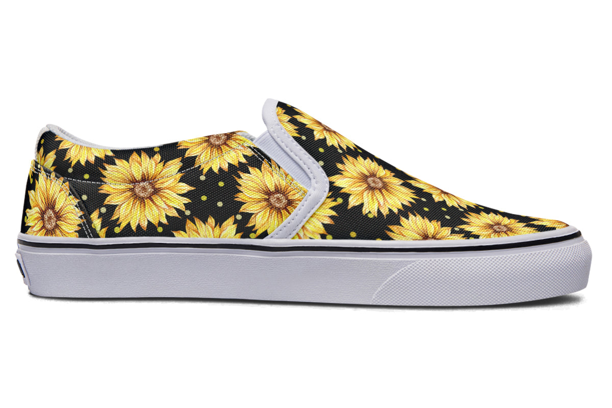 Sunflowers Slip Ons - Offbeat Sweetie