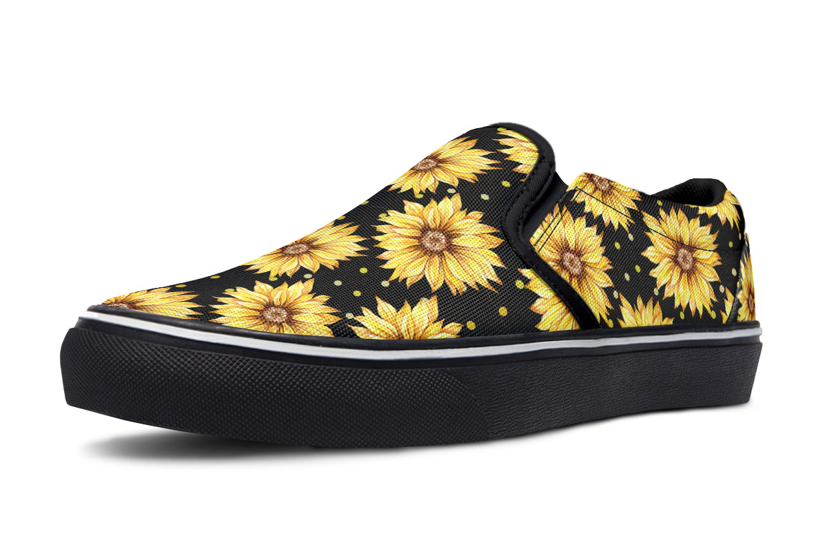 Sunflowers Slip Ons - Offbeat Sweetie